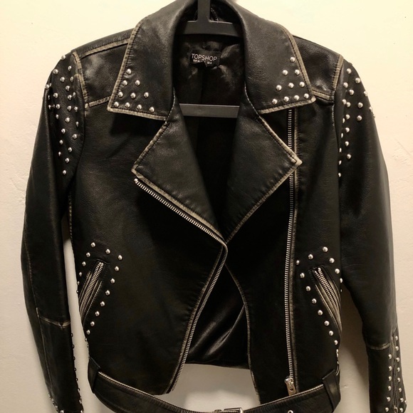 Topshop Jackets & Blazers - Topshop leather jacket